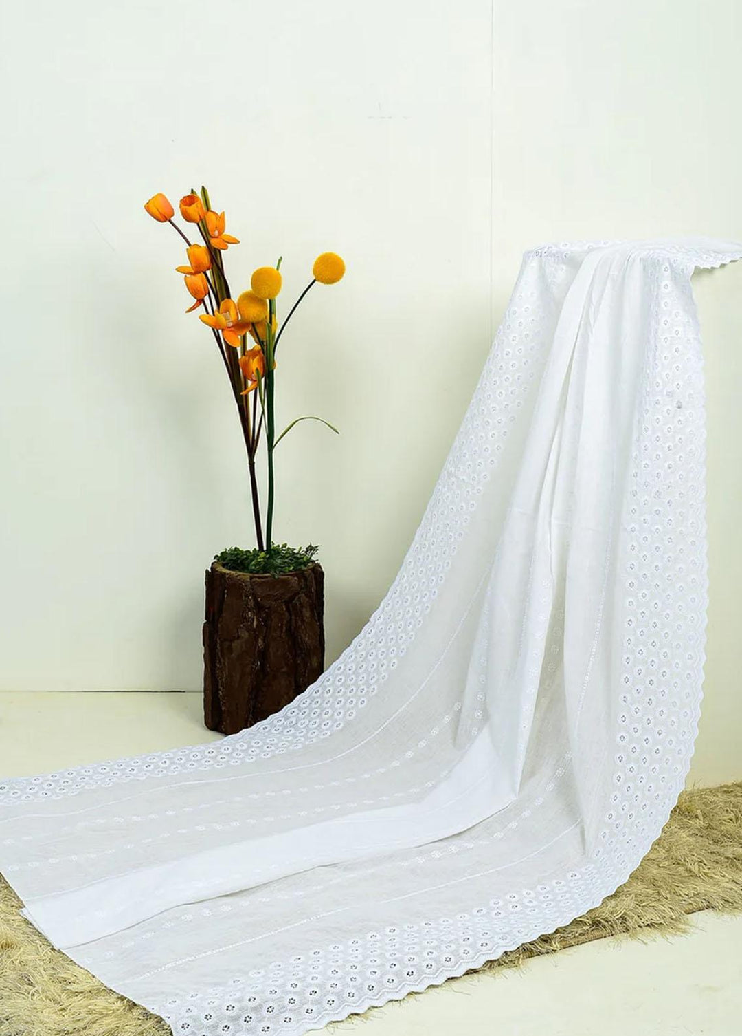 TNG Cotton Dupatta Emb-05 - Dupatta Collection