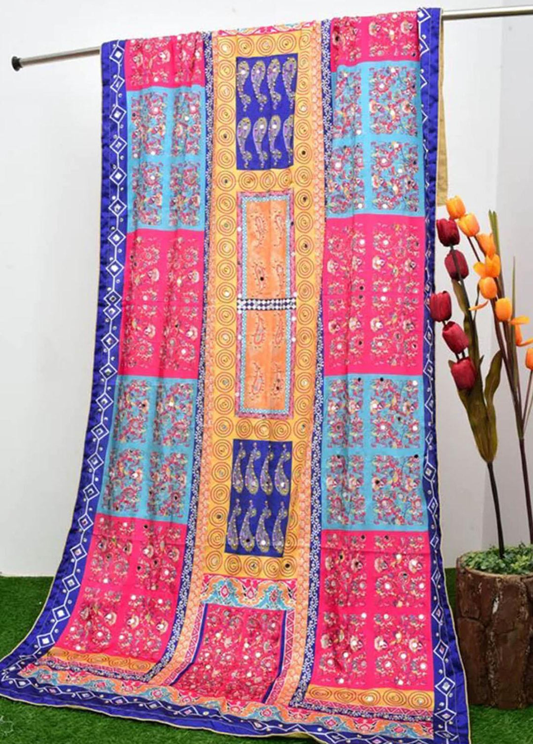 TNG Charmause Silk Dupatta TNG-MFD-008 - Dupatta Collection