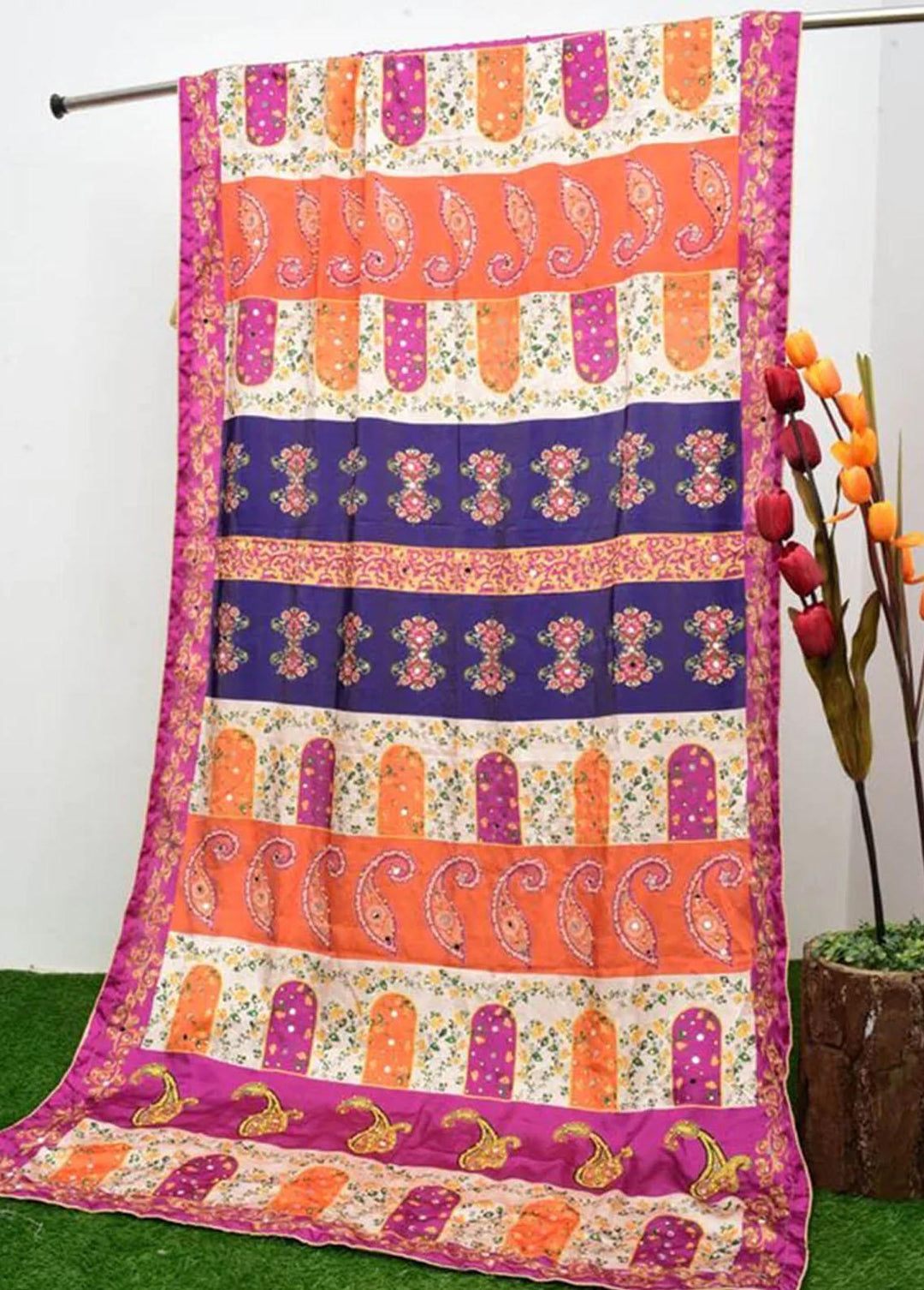 TNG Charmause Silk Dupatta TNG-MFD-009 - Dupatta Collection