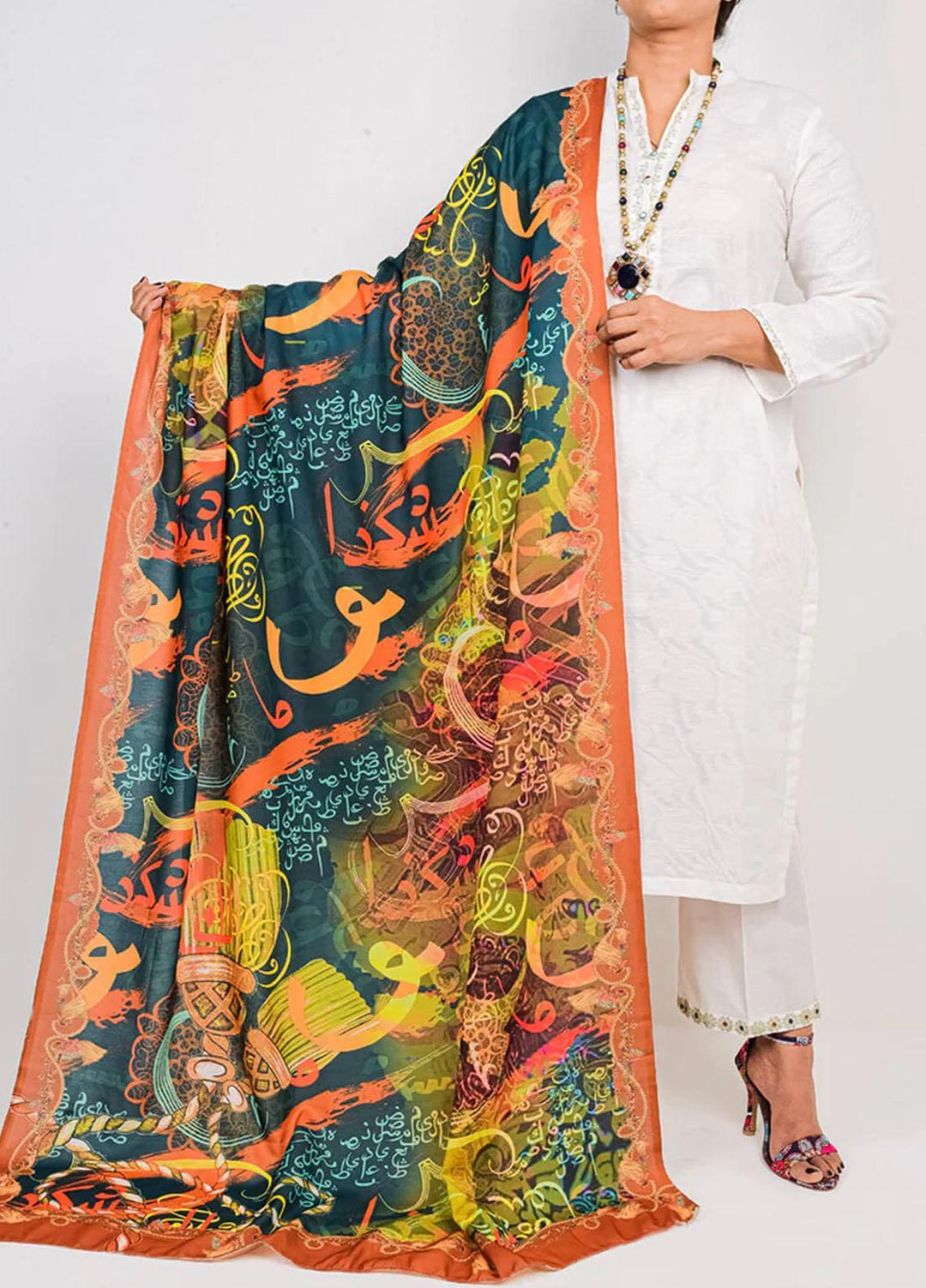 TNG  Lawn  TNG23O Rangeen Odhni - Women Odhnis