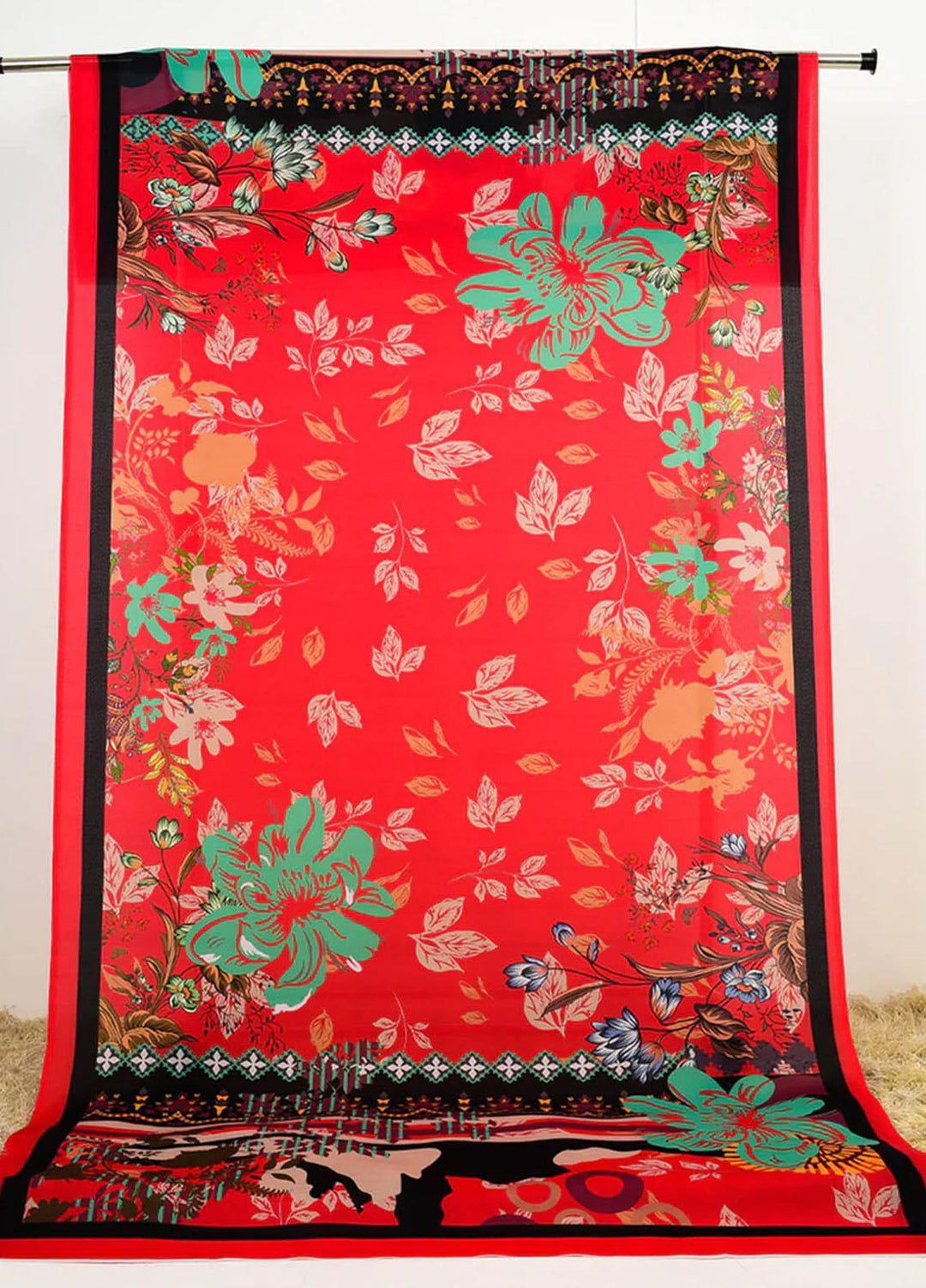 TNG  Lawn Floral Odhni - Women Odhnis