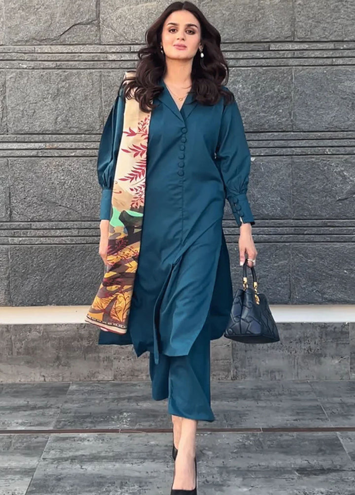 TNG Pret Plain Blended Cotton 2 Piece Suit Arha