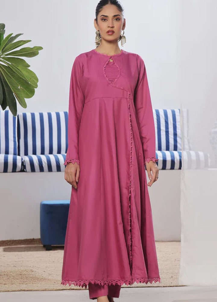 TNG Pret Plain Blended Cotton 2 Piece Suit Aseera