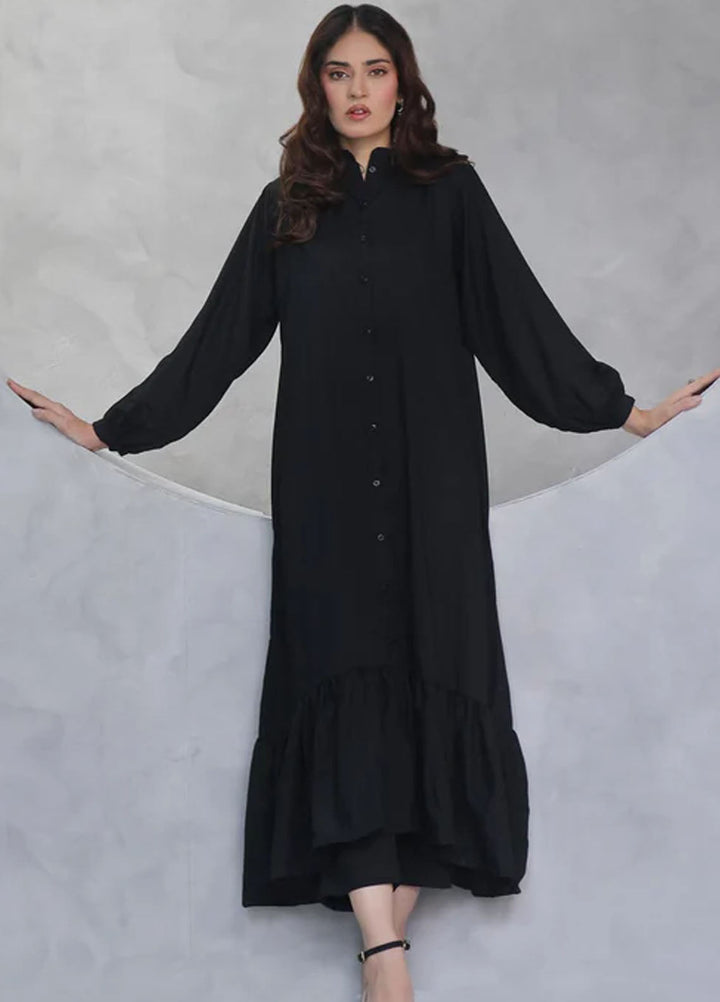 TNG Pret Plain Blended Cotton 2 Piece Suit Kyara Frock