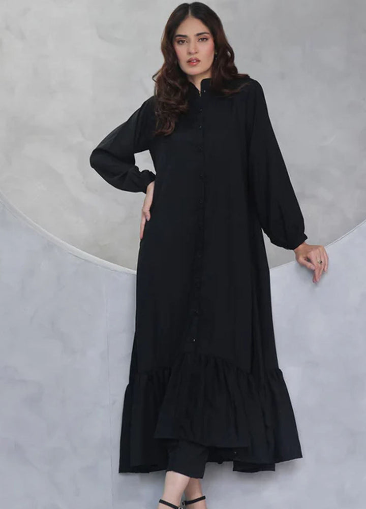 TNG Pret Plain Blended Cotton 2 Piece Suit Kyara Frock