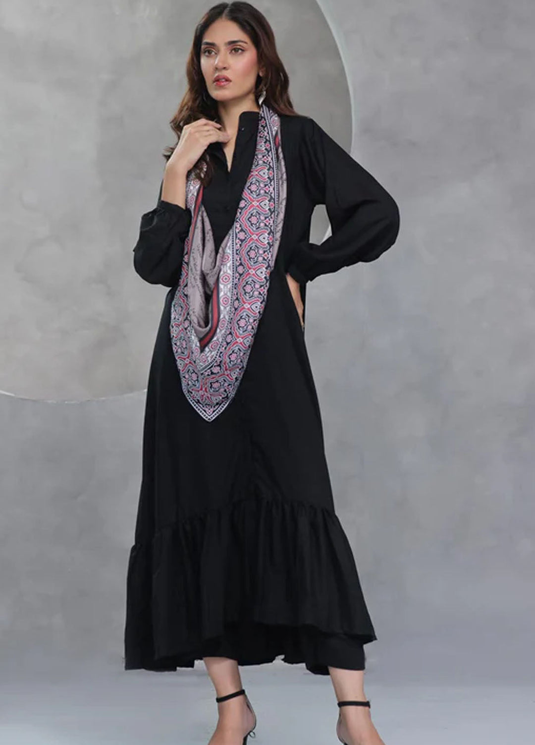 TNG Pret Plain Blended Cotton 2 Piece Suit Kyara Frock