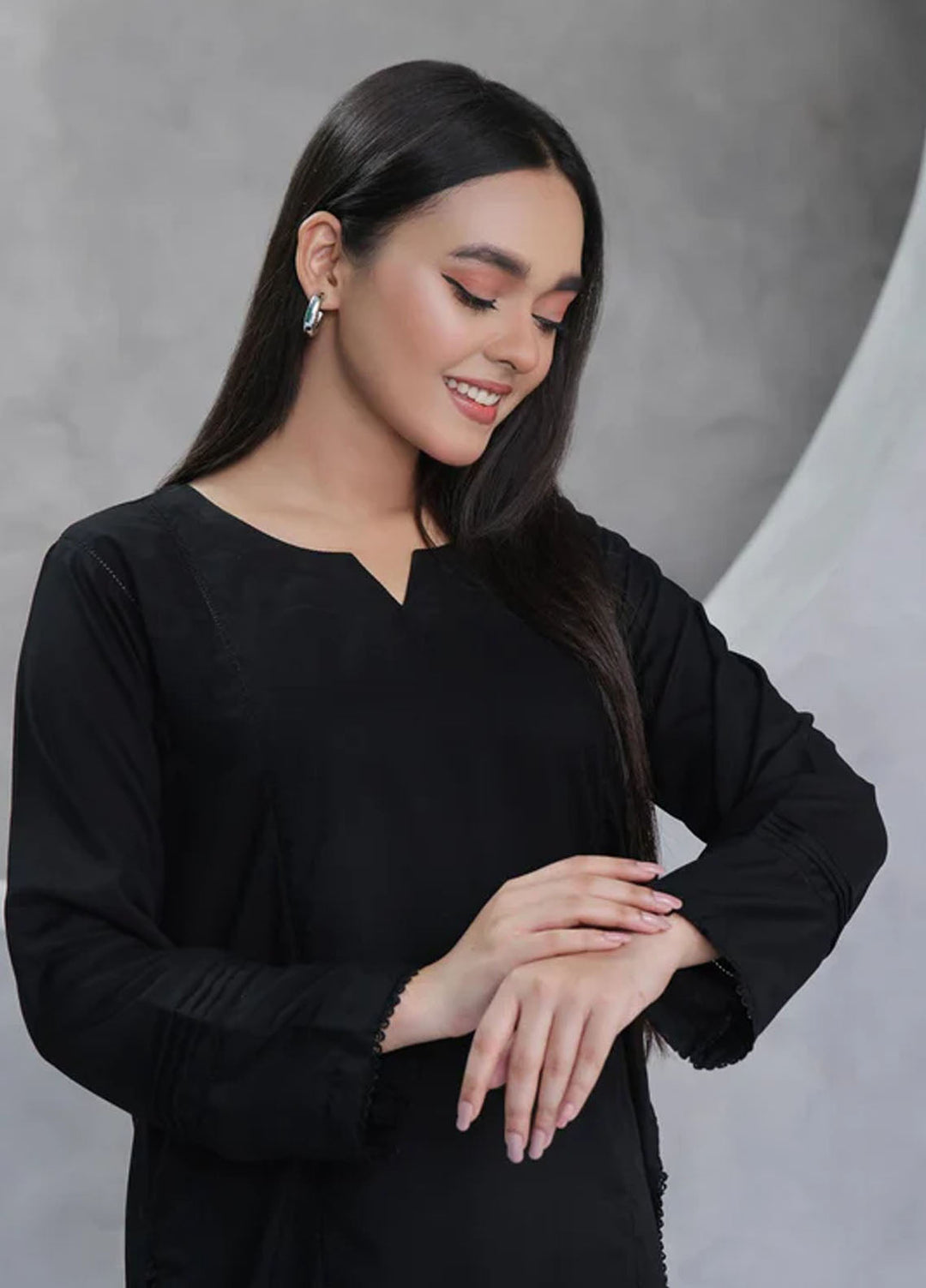 TNG Pret Plain Blended Cotton 2 Piece Suit Rooja