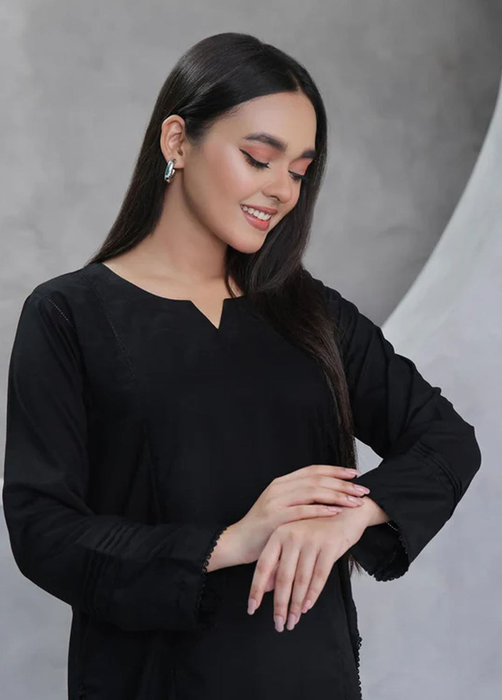 TNG Pret Plain Blended Cotton 2 Piece Suit Rooja