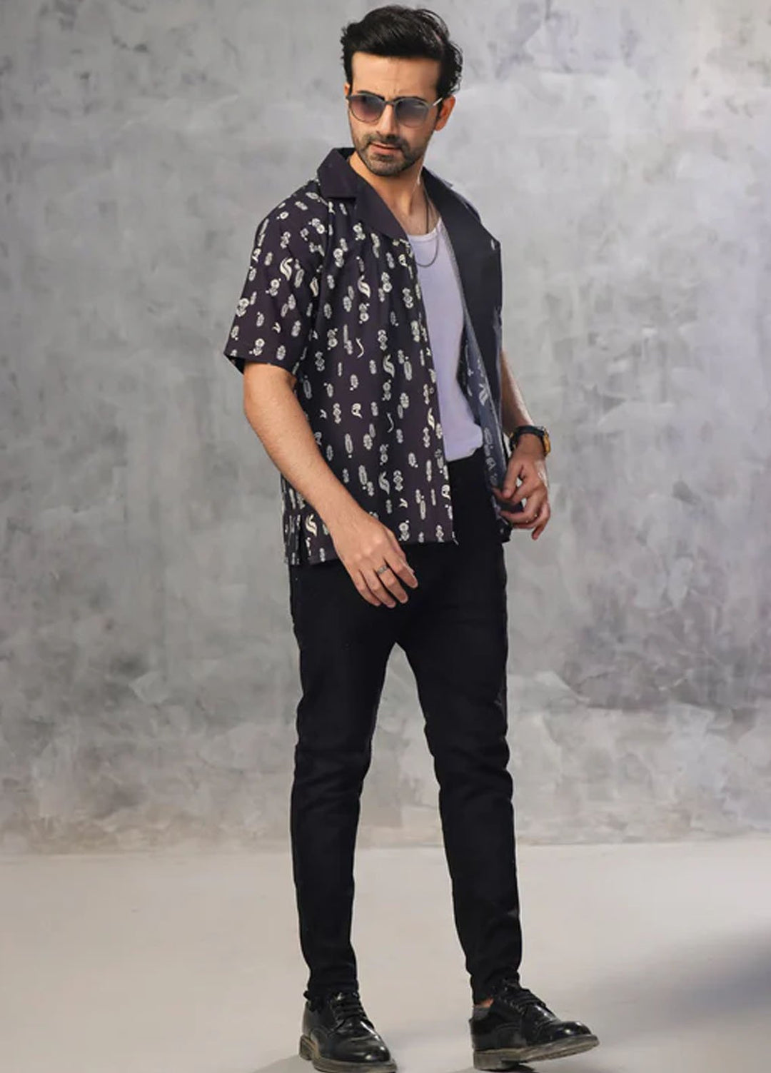 TNG Pret Printed Cambric Cotton Shirt Ahista