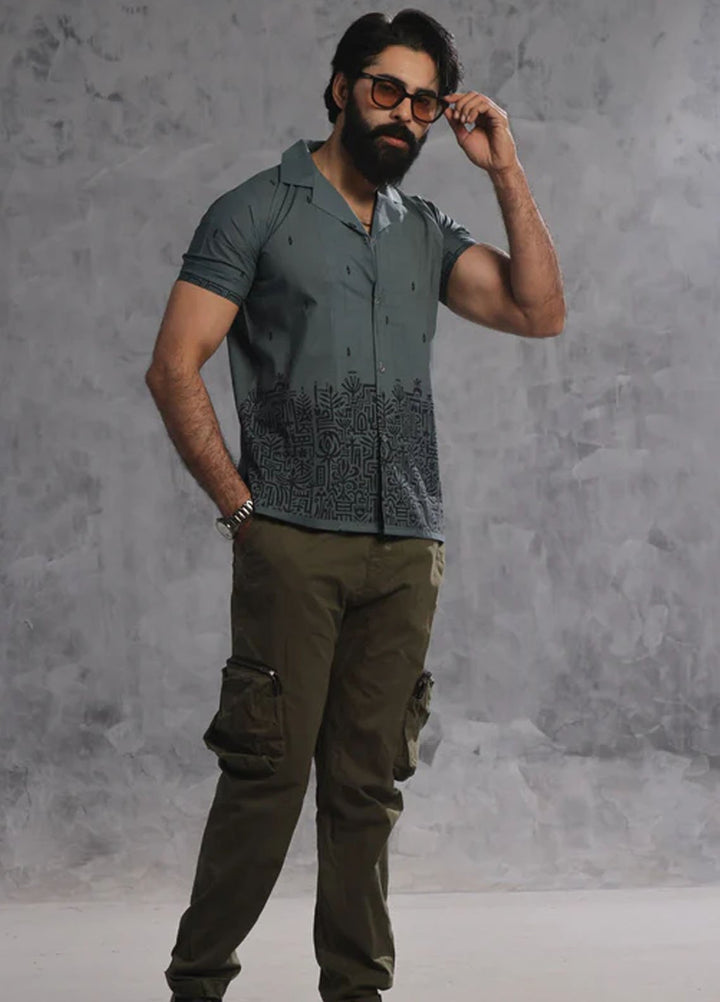 TNG Pret Printed Cambric Cotton Shirt Alfaaz