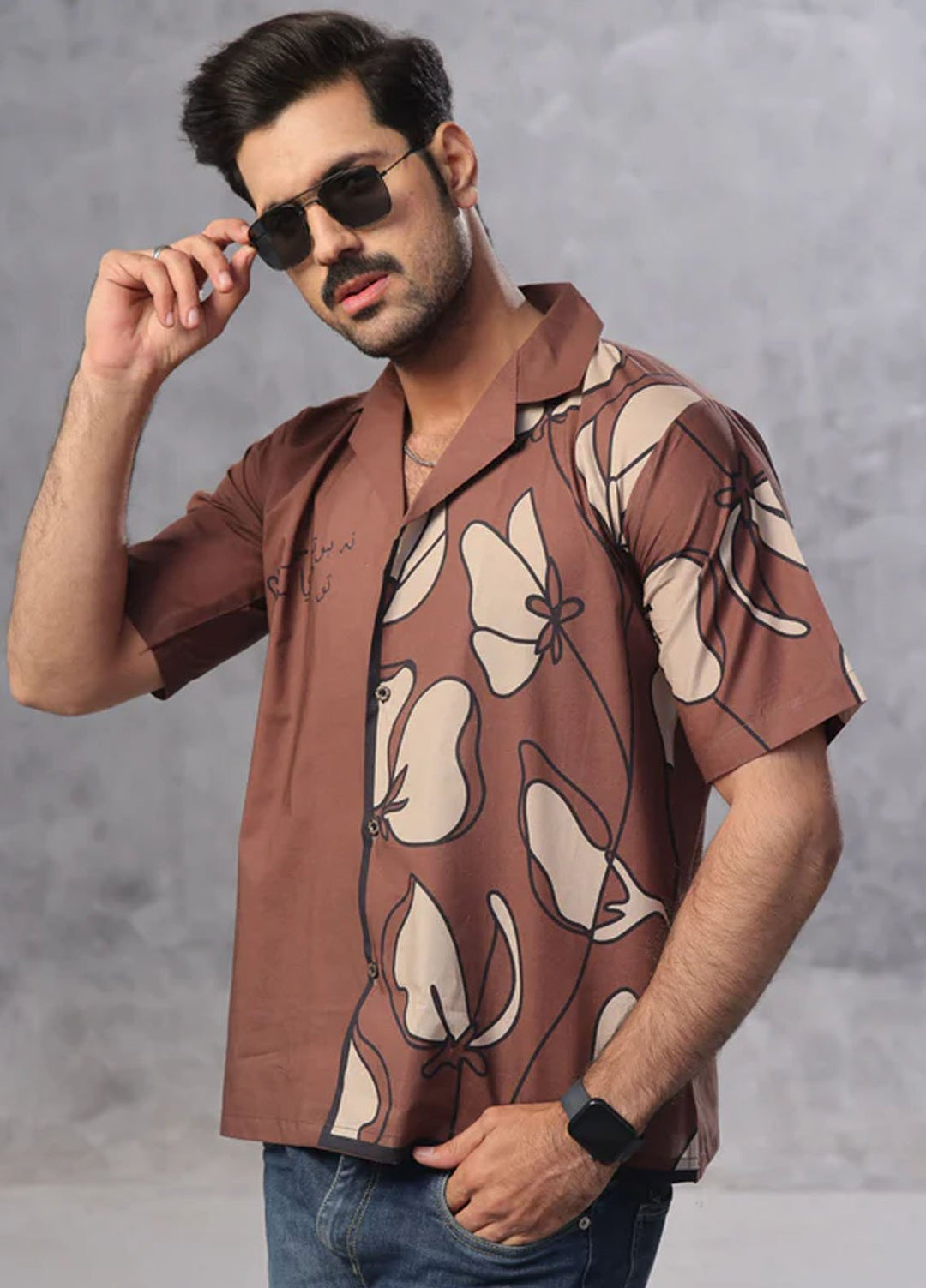 TNG Pret Printed Cambric Cotton Shirt Dastoor