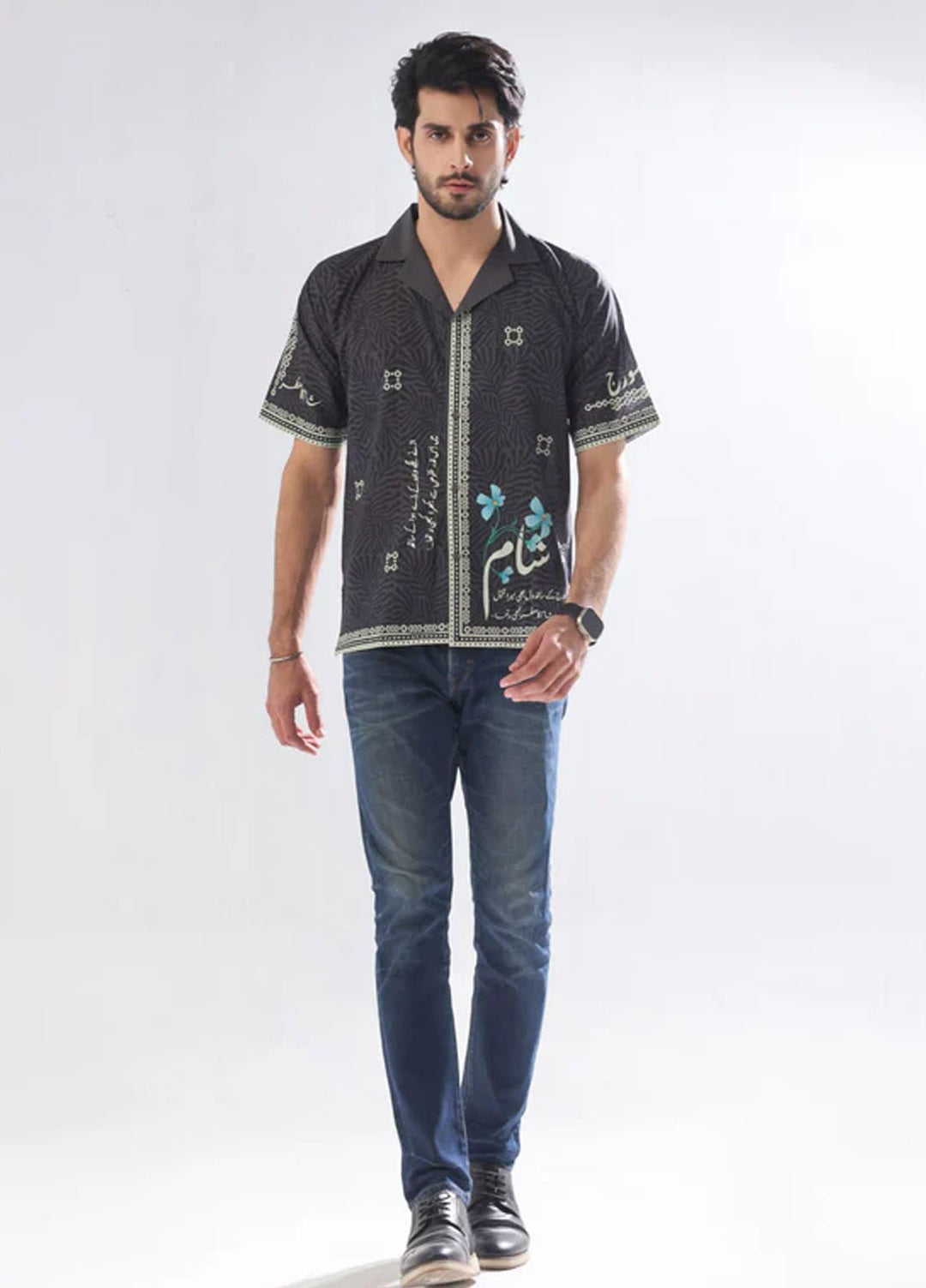 TNG Pret Printed Cambric Cotton Shirt Justujoo