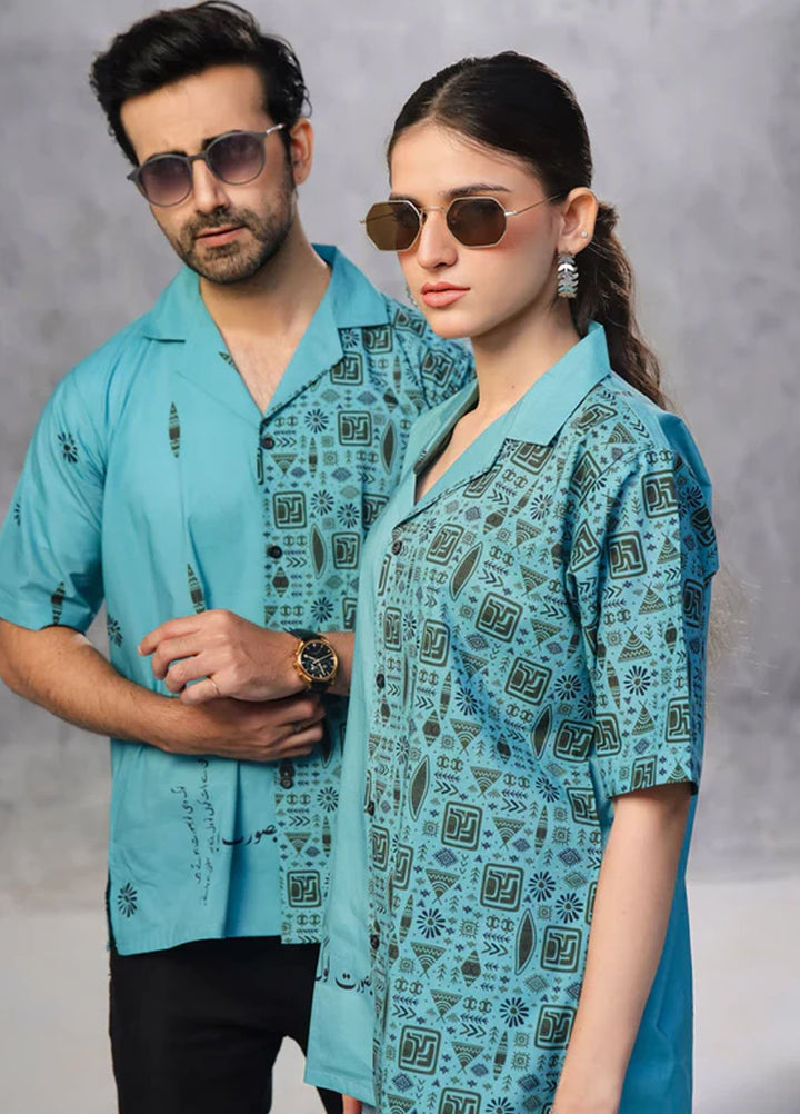 TNG Pret Printed Cambric Cotton Shirt Nazakat