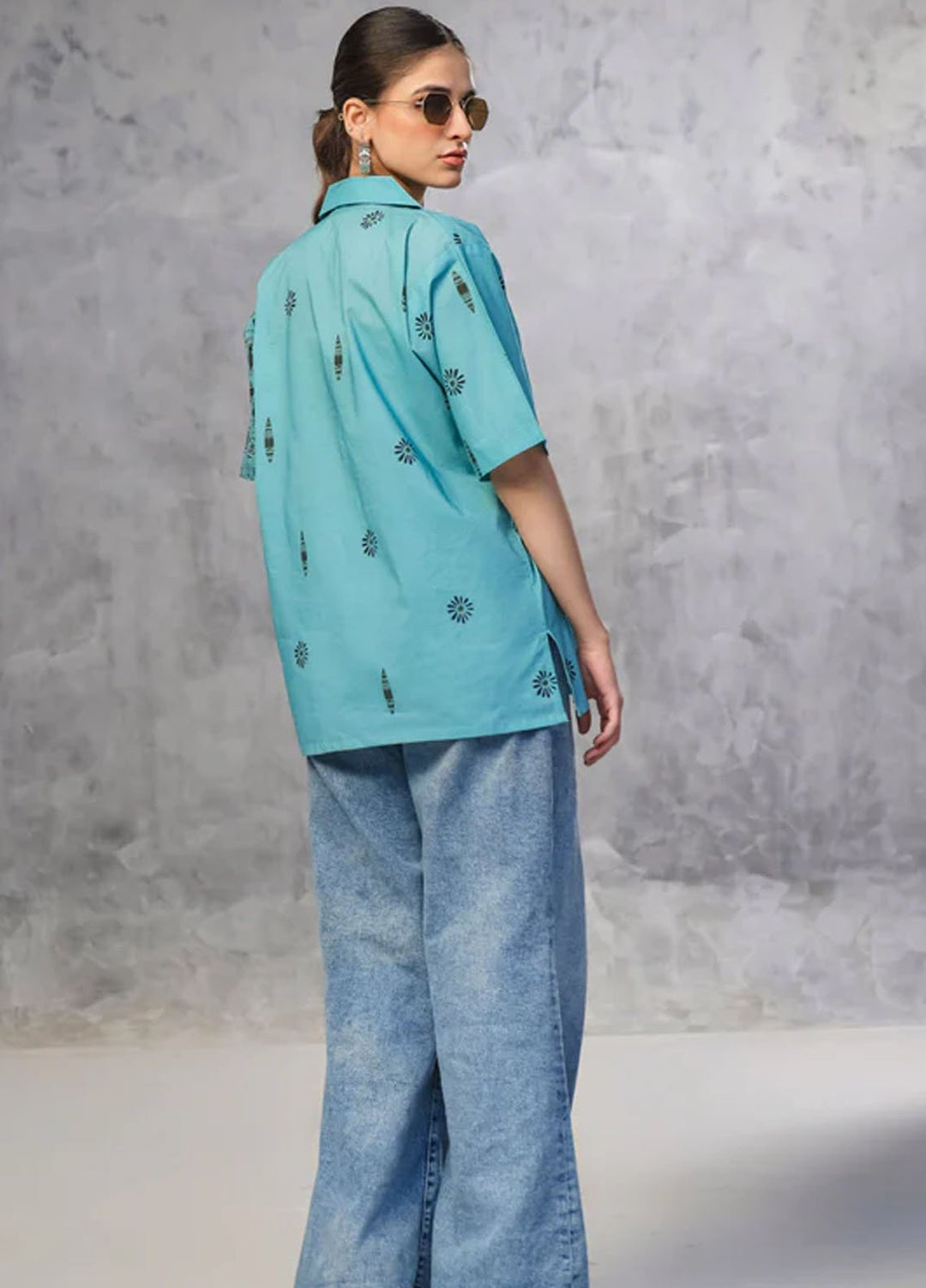 TNG Pret Printed Cambric Cotton Shirt Nazakat