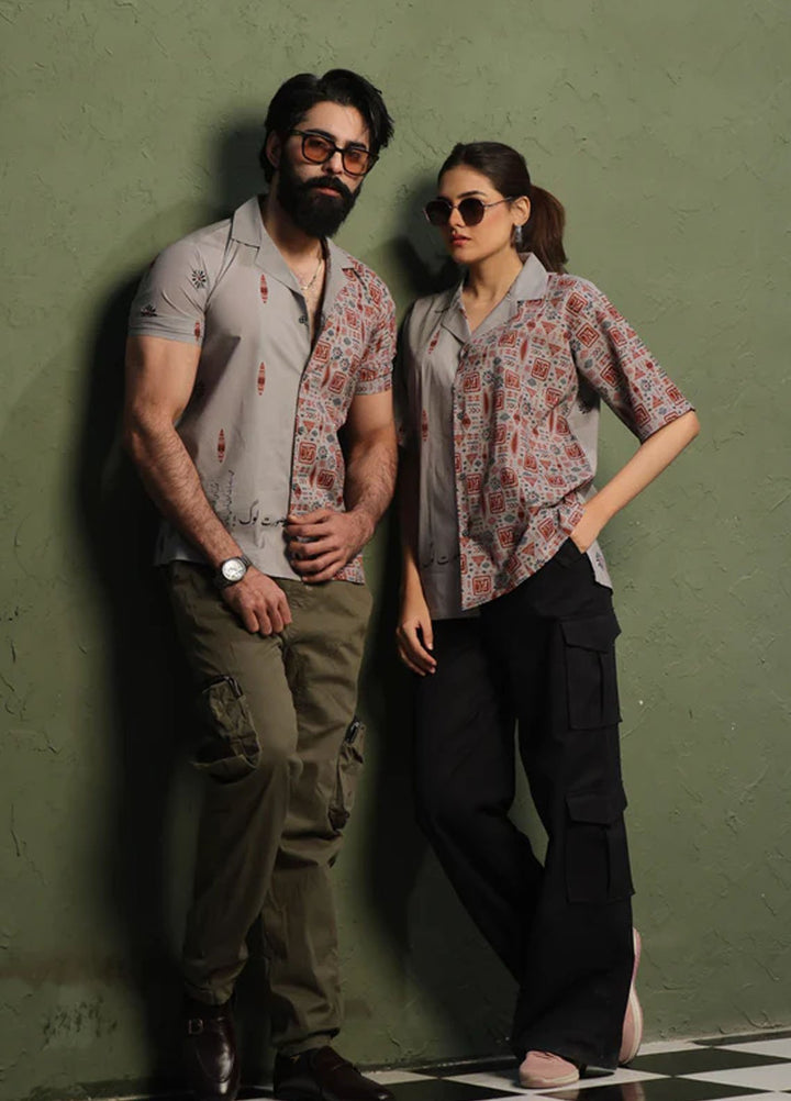 TNG Pret Printed Cambric Cotton Shirt Pasbaan