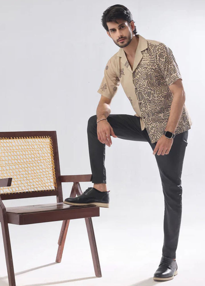 TNG Pret Printed Cambric Cotton Shirt Qurbat