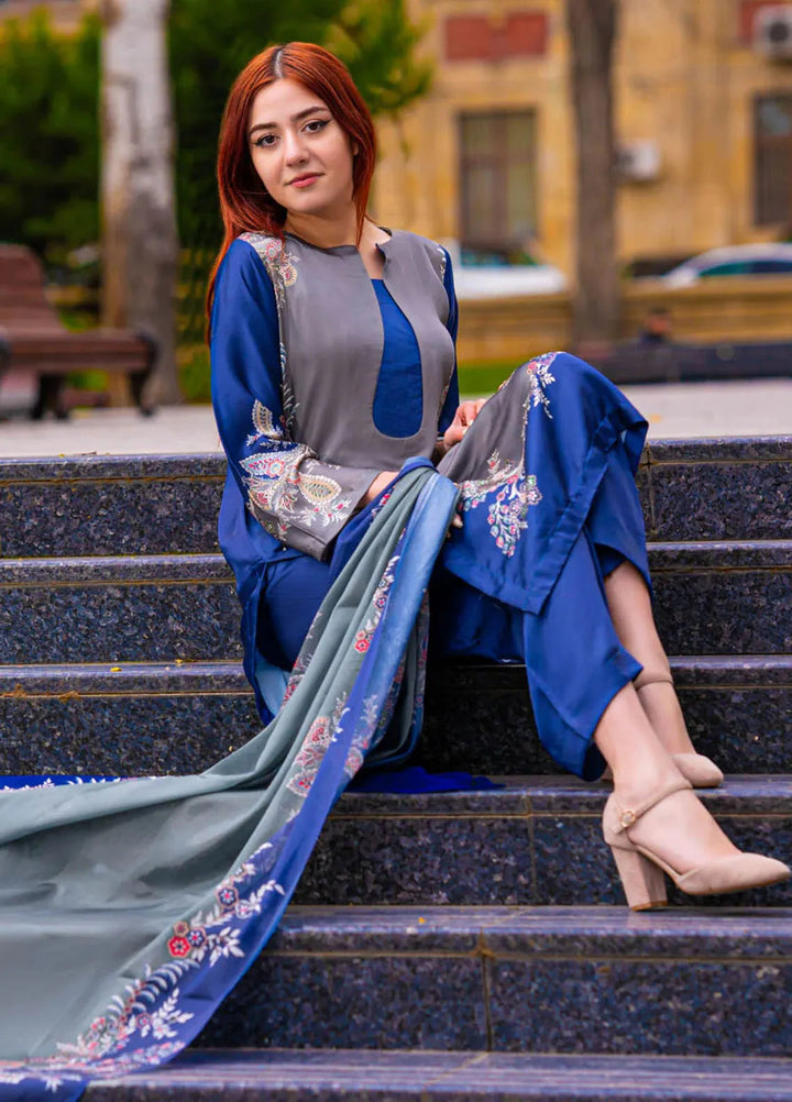 TNG Pret Printed Silk 3 Piece Suit Adeena