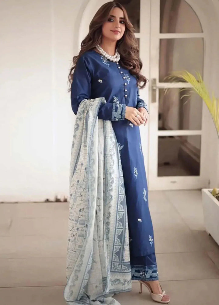 TNG Printed Khuahish Lawn Odhni