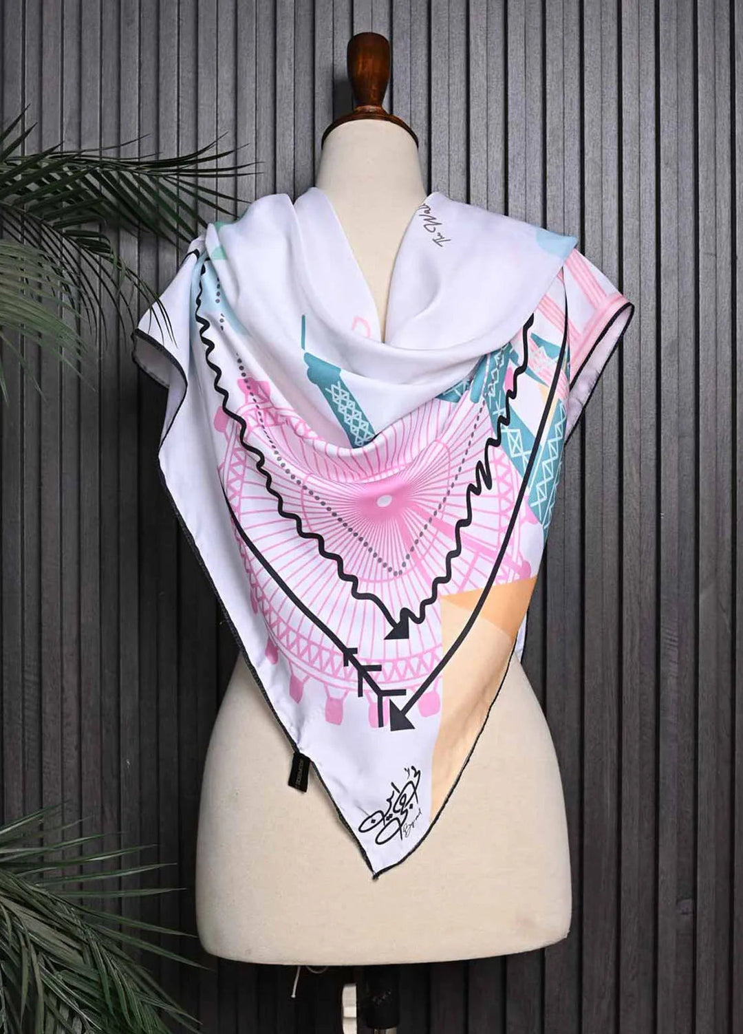 TNG Printed Zindagi Scarf