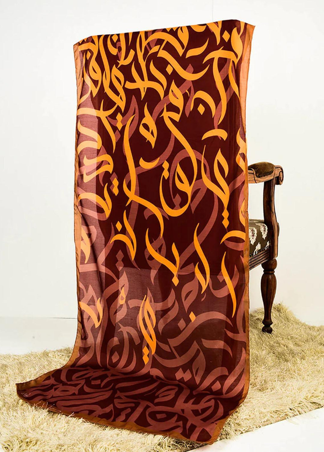 TNG Lawn Stoles Mehrooni Hurf - Stoles Collection