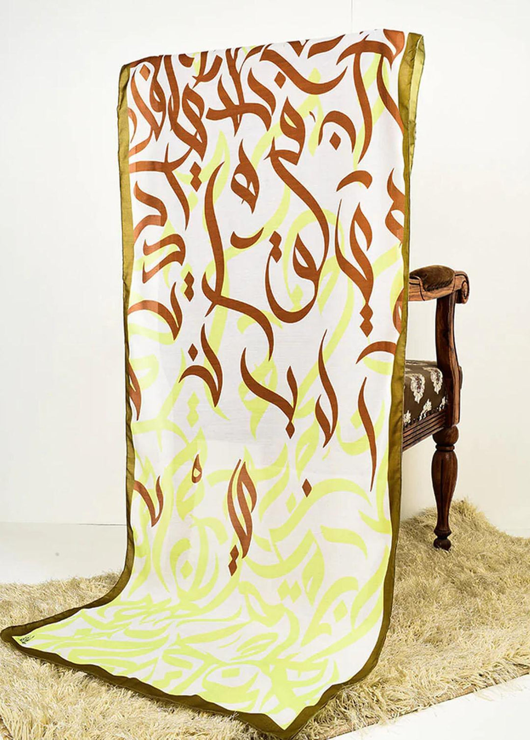 TNG Lawn Stoles Sunehri Hurf - Stoles Collection
