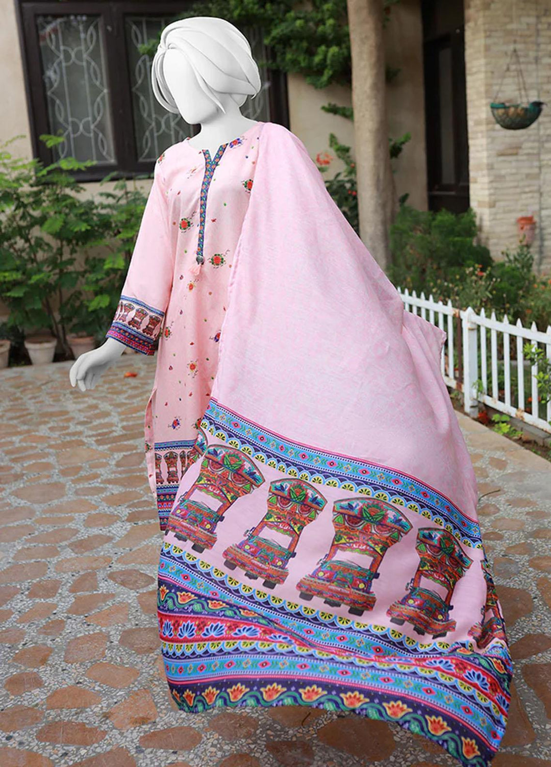 TNG Printed Lawn Suits Unstitched 2 Piece TNG23U Truck Art - Summer Collection