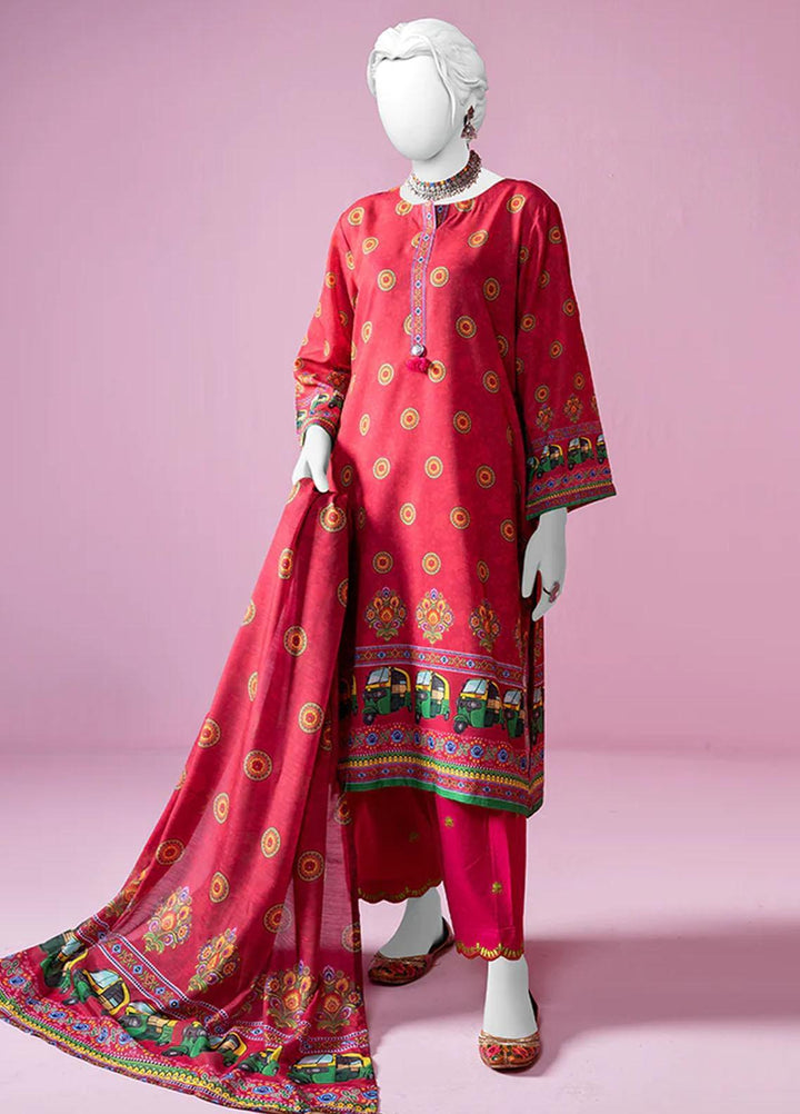 TNG Printed Lawn Suits Unstitched 2 Piece TNG23U Rickshaw - Summer Collection