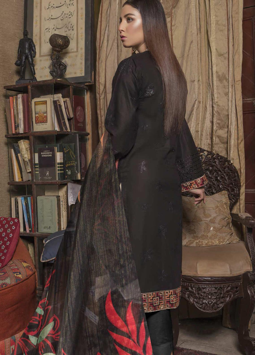 Tohfa by Riaz Arts Embroidered Lawn Suits Unstitched 3 Piece RA21T 07 - Summer Collection