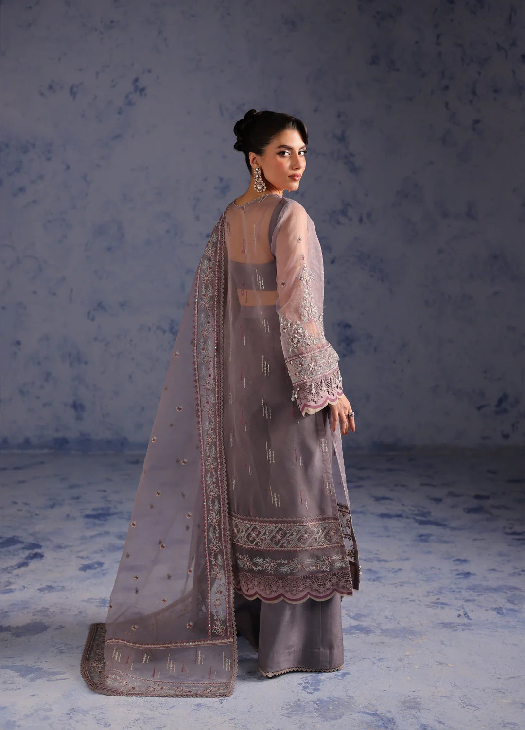 Amoris by Imran Ramzan Embroidered Organza 3 Piece Suit Tonalita di Seta - Wedding Collection
