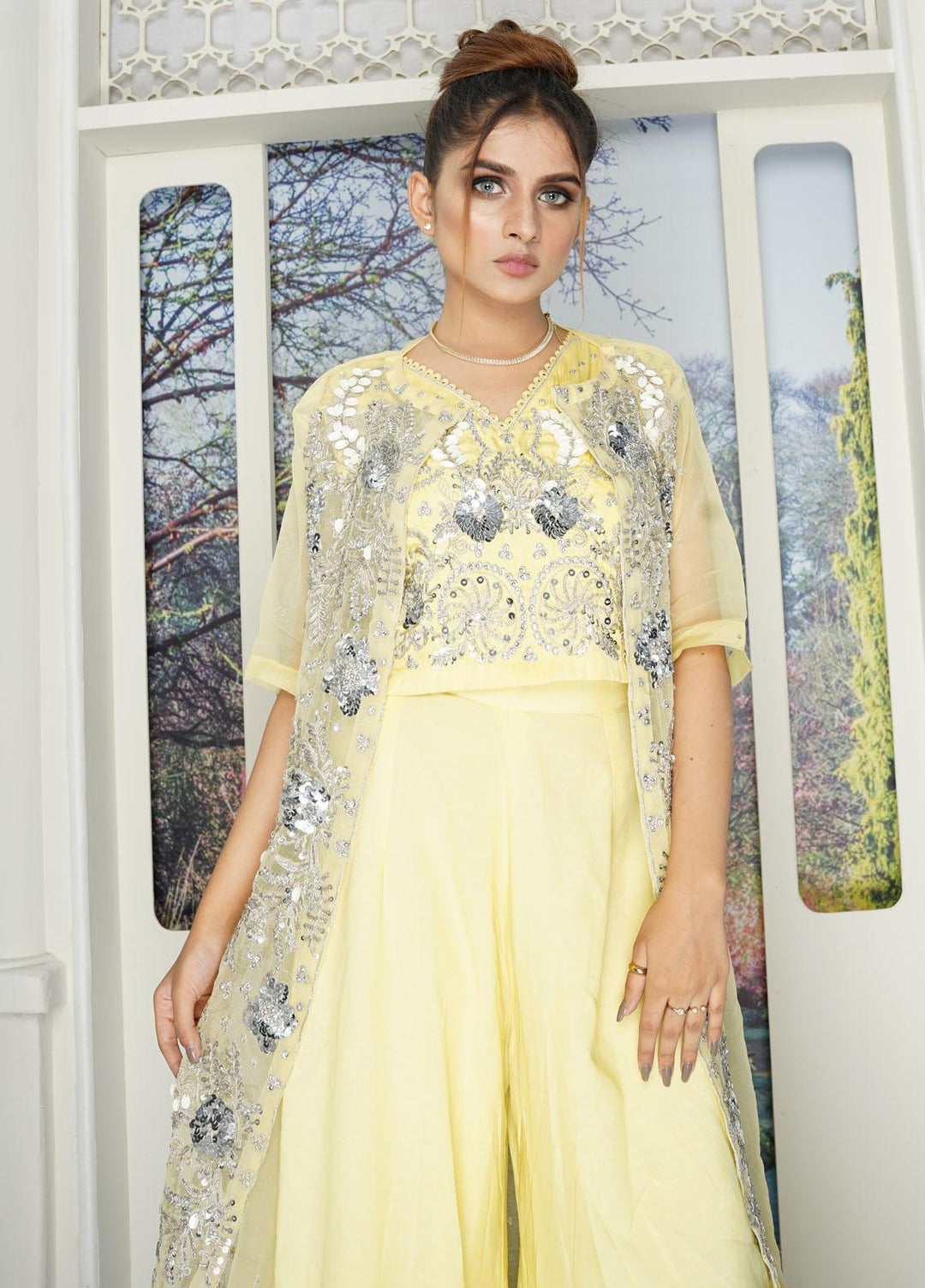 Top Notch Pret Luxury Silk 3 Piece TNH21L Citrine