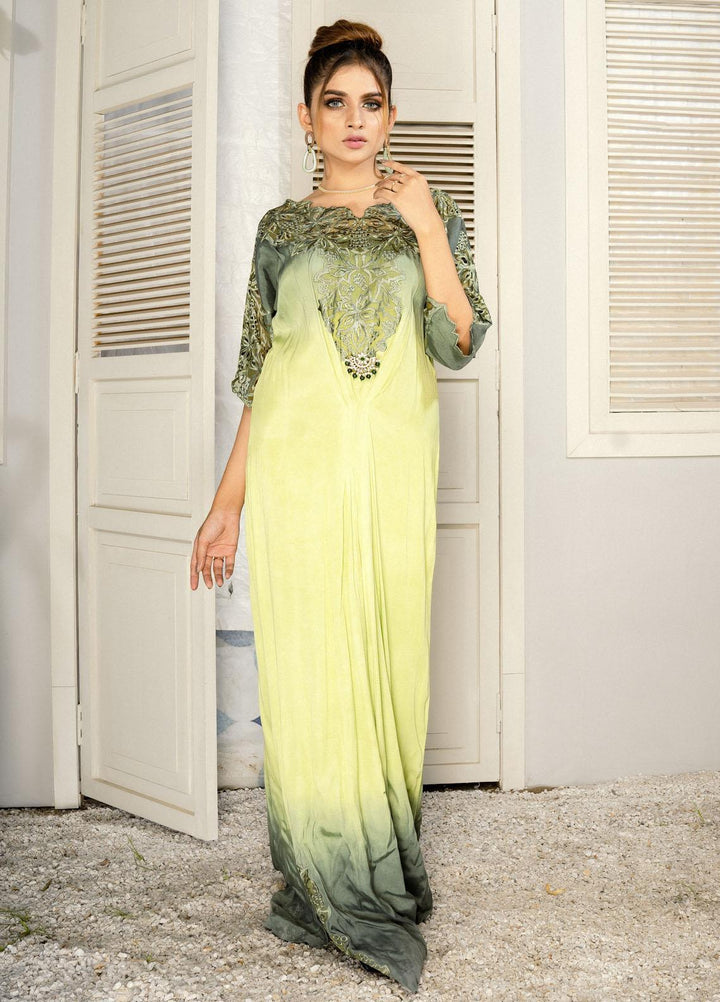 Top Notch Pret Luxury Silk Kaftan TNH21L Freesia