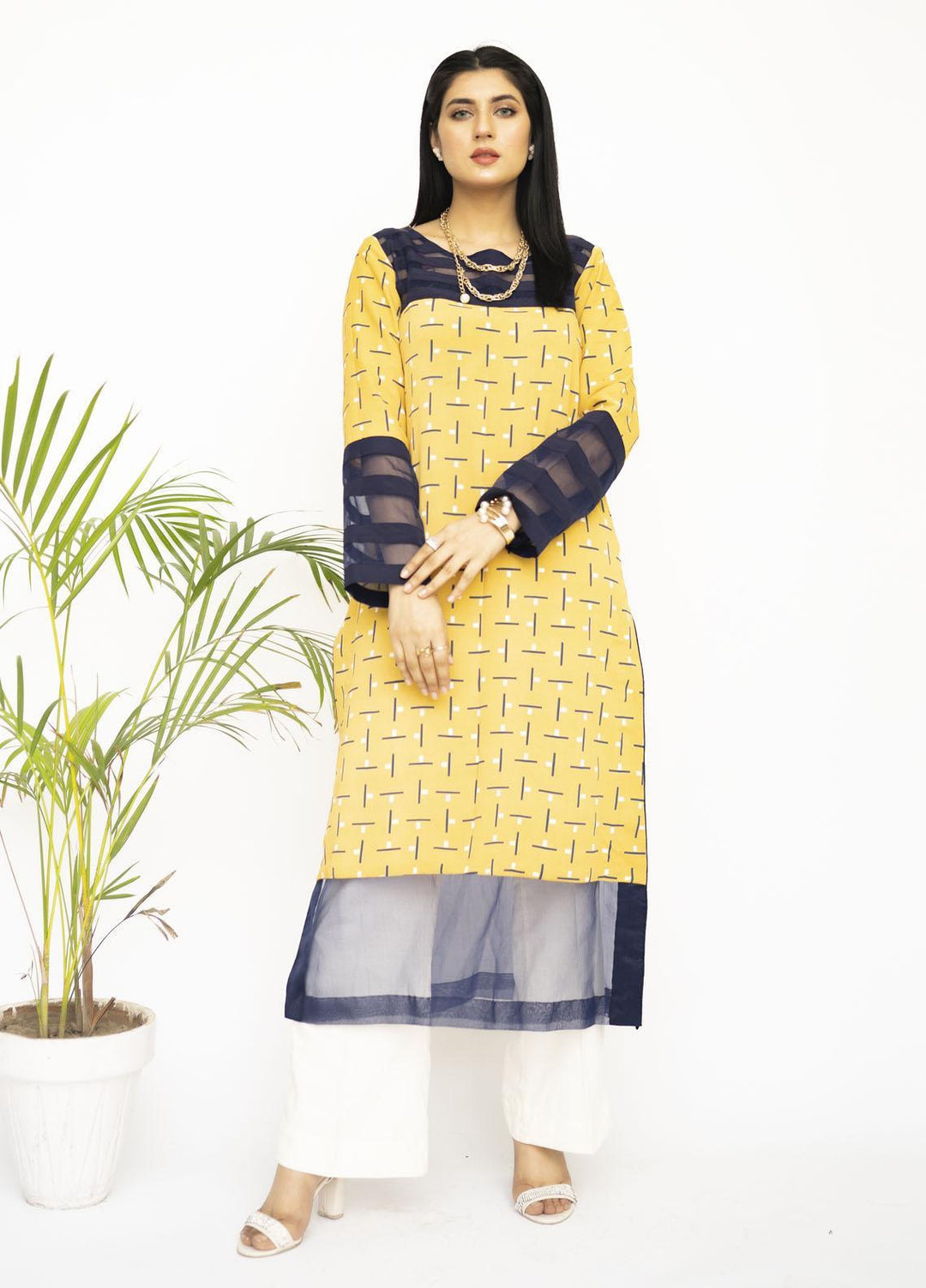 Top Notch Casual Pret   Shirt TNH22BNB Sunflower
