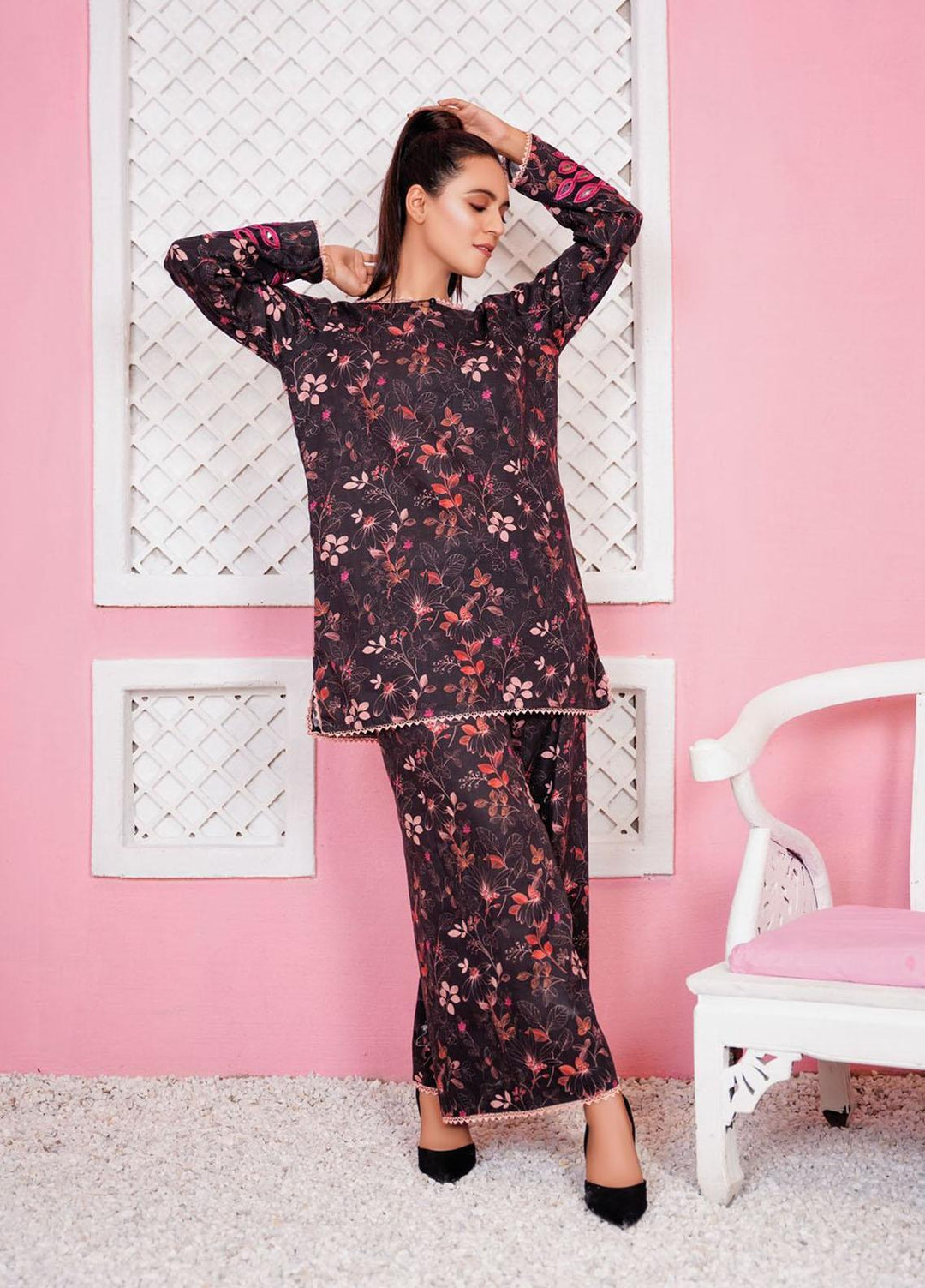 Top Notch Casual Pret  Khaddar 2 Piece Suit TN22RP CO-06