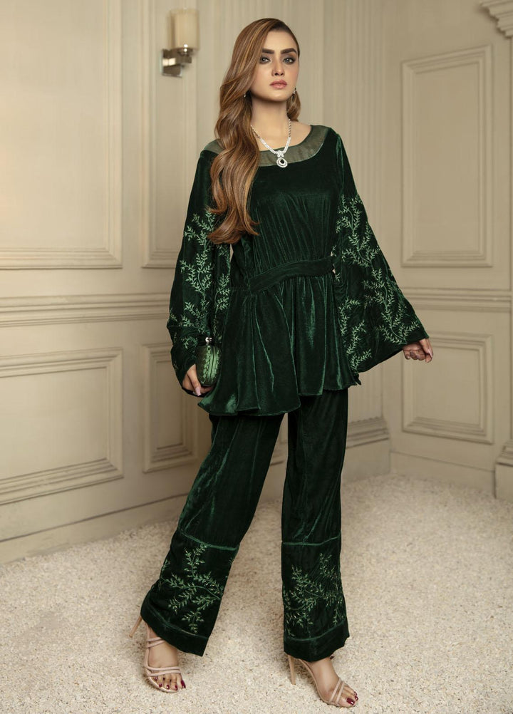 Top Notch Pret Signature Velvet 2 Piece TNH21V Emerald