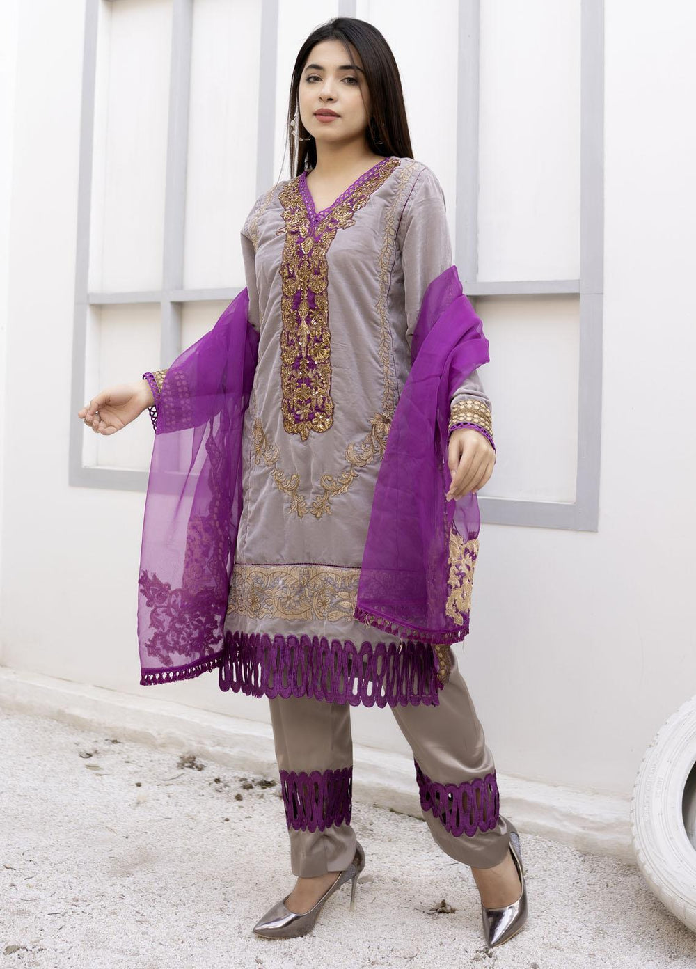 Top Notch Casual Pret  Velvet 2 Piece Suit TNH21VT Galena