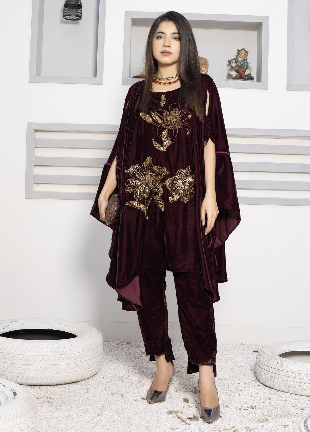 Top Notch Casual Pret  Velvet 2 Piece Suit TNH21VT Jasper