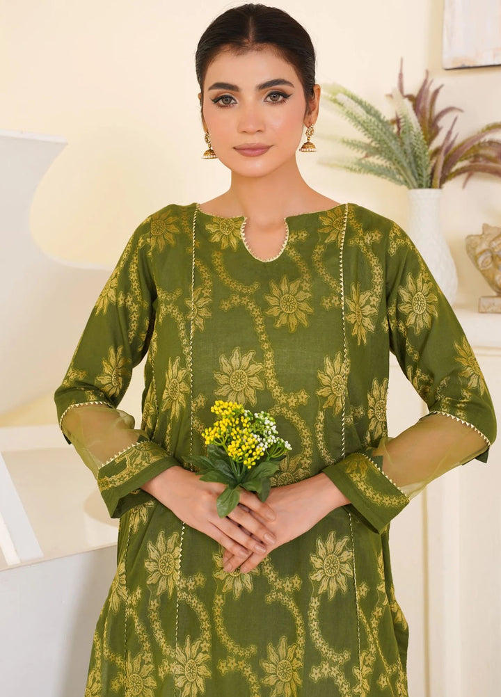 Tosheeza Saith Pret Embroidered Lawn 2 Piece Suit Olviera