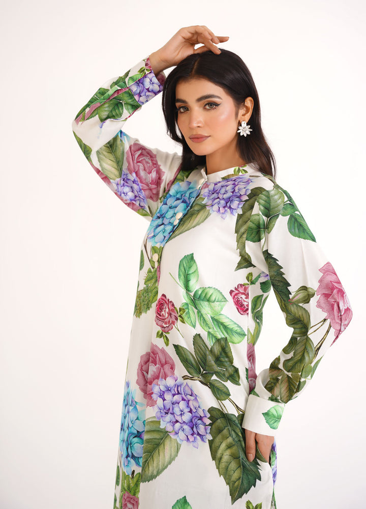 Tosheeza Saith Pret Printed Linen 2 Piece Suit CO-GR-1