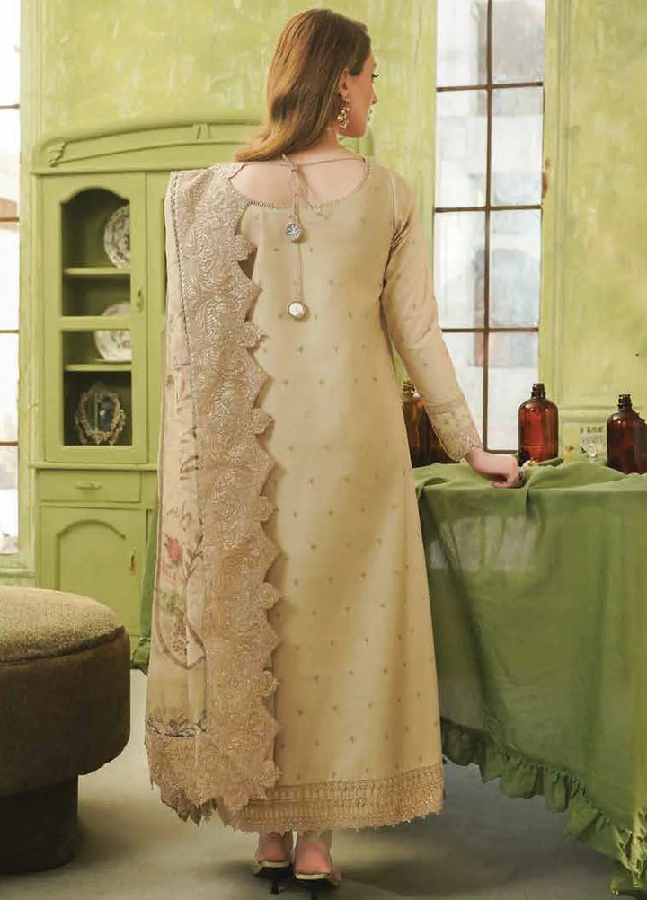 Tresor by Zarqash Embroidered Lawn Suit Unstitched 3 Piece ZRQ24T ZQT-0010 Alisa - Luxury Collection