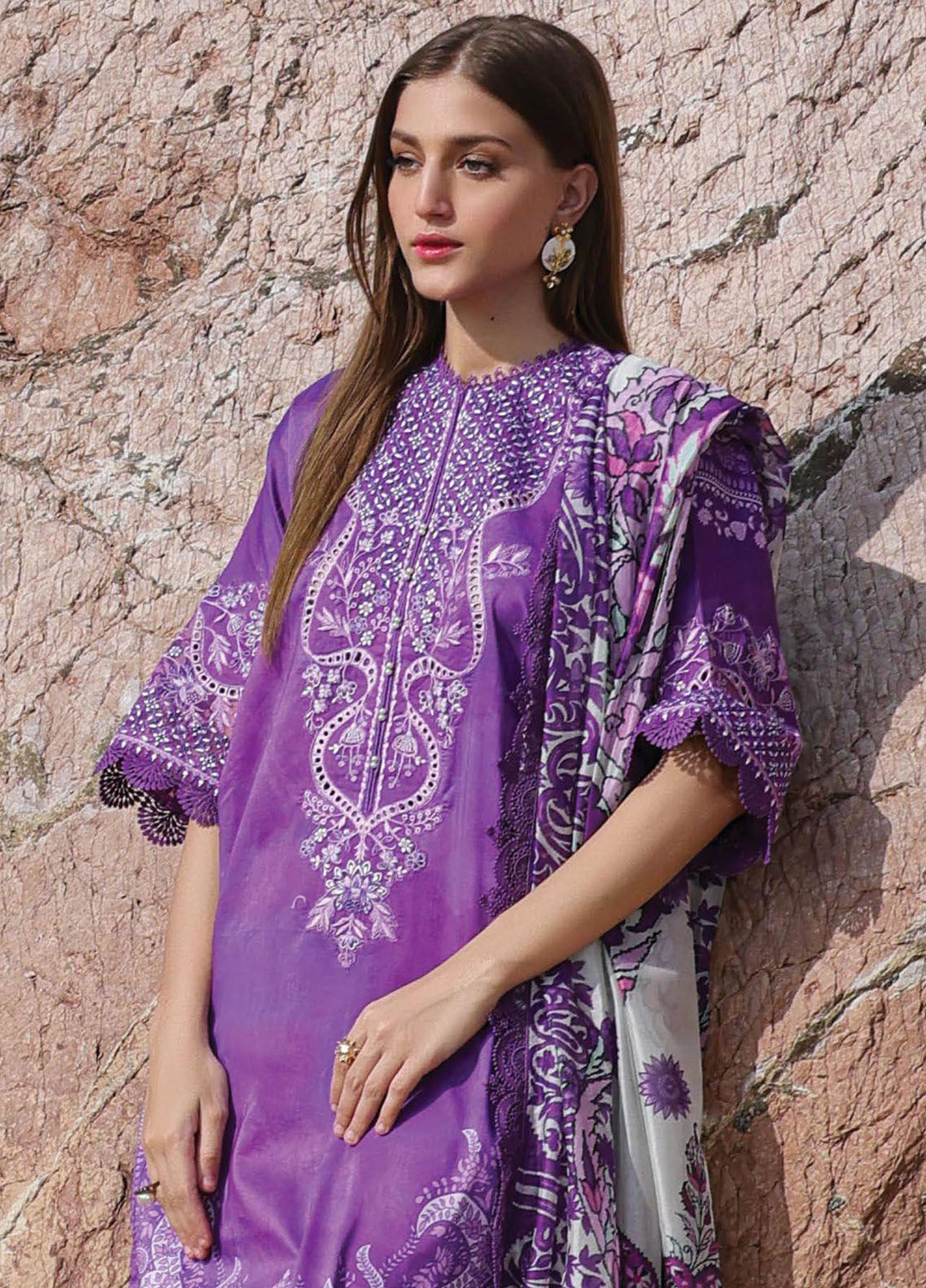 Tropicana by Ayzel Embroidered Lawn Suits Unstitched 3 Piece AAF24TP D-01 Matilda - Summer Collection