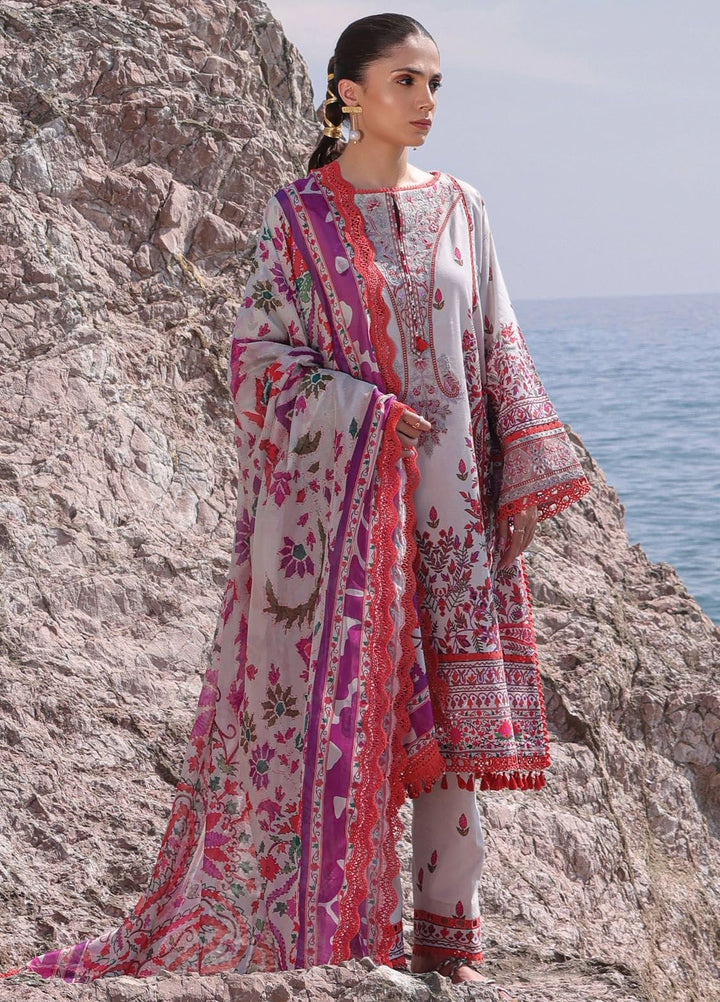Tropicana by Ayzel Embroidered Lawn Suits Unstitched 3 Piece AAF24TP D-02 Alenia - Summer Collection