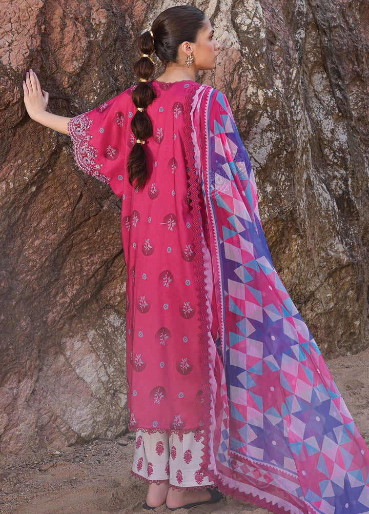 Tropicana by Ayzel Embroidered Lawn Suits Unstitched 3 Piece AAF24TP D-03 Lenora - Summer Collection