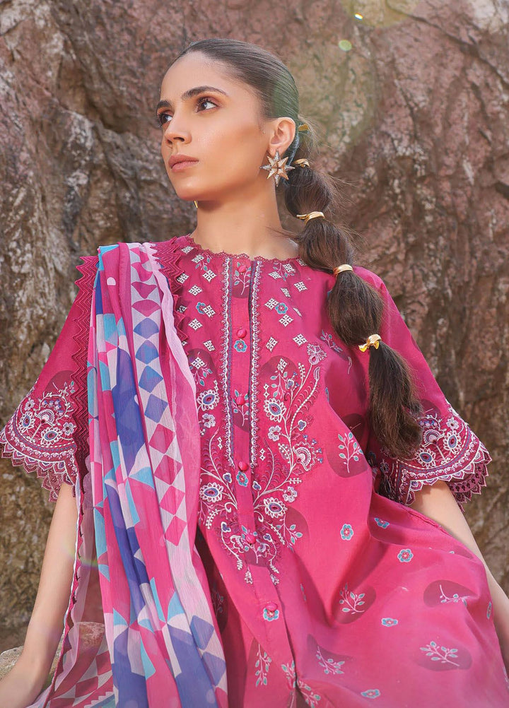 Tropicana by Ayzel Embroidered Lawn Suits Unstitched 3 Piece AAF24TP D-03 Lenora - Summer Collection