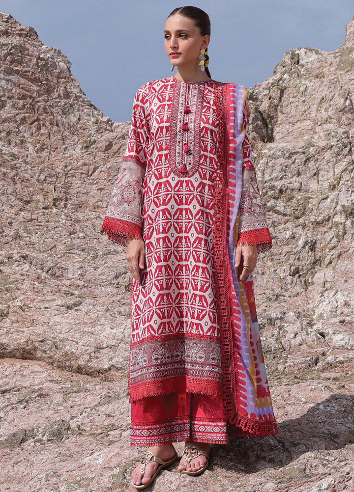 Tropicana by Ayzel Embroidered Lawn Suits Unstitched 3 Piece AAF24TP D-04 Amaris - Summer Collection