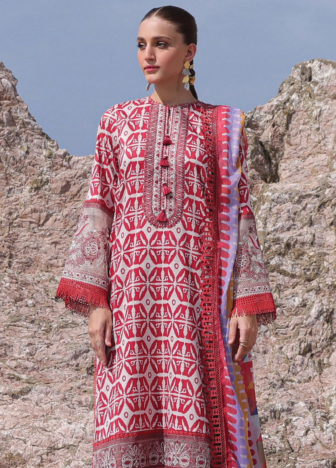 Tropicana by Ayzel Embroidered Lawn Suits Unstitched 3 Piece AAF24TP D-04 Amaris - Summer Collection