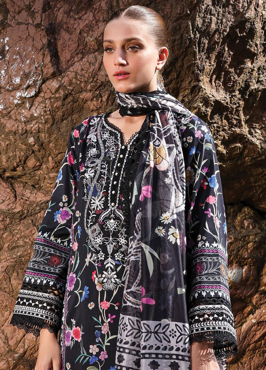 Tropicana by Ayzel Embroidered Lawn Suits Unstitched 3 Piece AAF24TP D-06 Chloe - Summer Collection