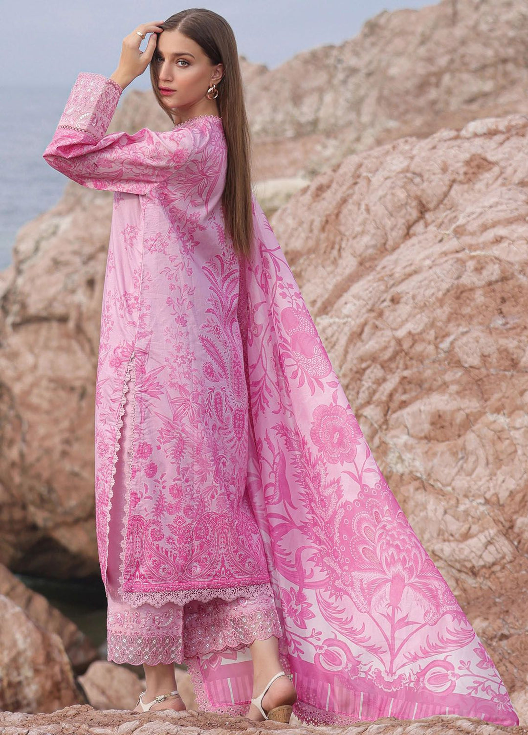 Tropicana by Ayzel Embroidered Lawn Suits Unstitched 3 Piece AAF24TP D-09 Adalyn - Summer Collection