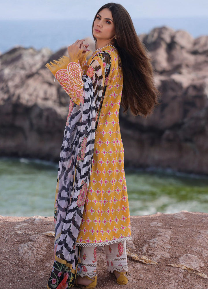 Tropicana by Ayzel Embroidered Lawn Suits Unstitched 3 Piece AAF24TP D-10 Meline - Summer Collection