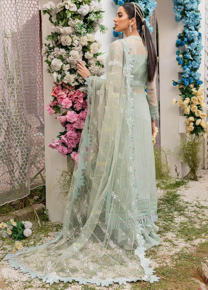 A'La Mode By Gisele Embroidered Chiffon Suits Unstitched 3 Piece GL22A Tulip - Luxury Collection