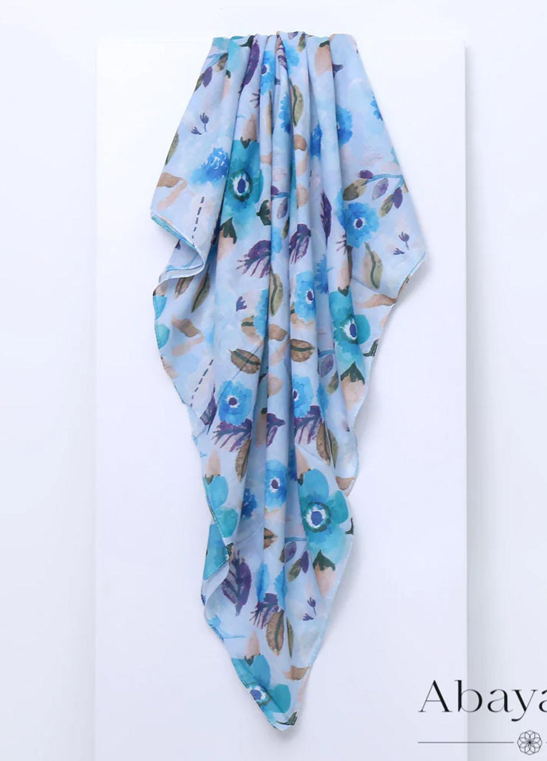 Abaya pk    Hijab ABA22HJ Wild Orchids - Baby Blue - Women Hijabs